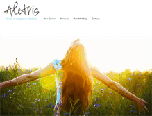 Tablet Screenshot of aletriscenter.com